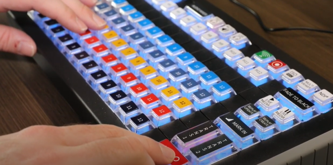 NDI®|HX camera control pad with only one cable