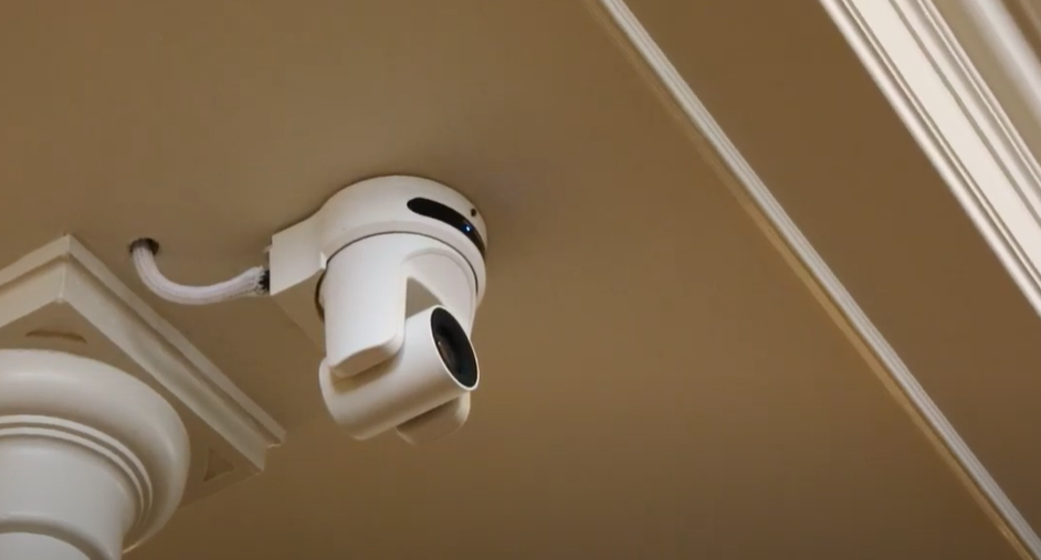 NDI camera in Moravian church